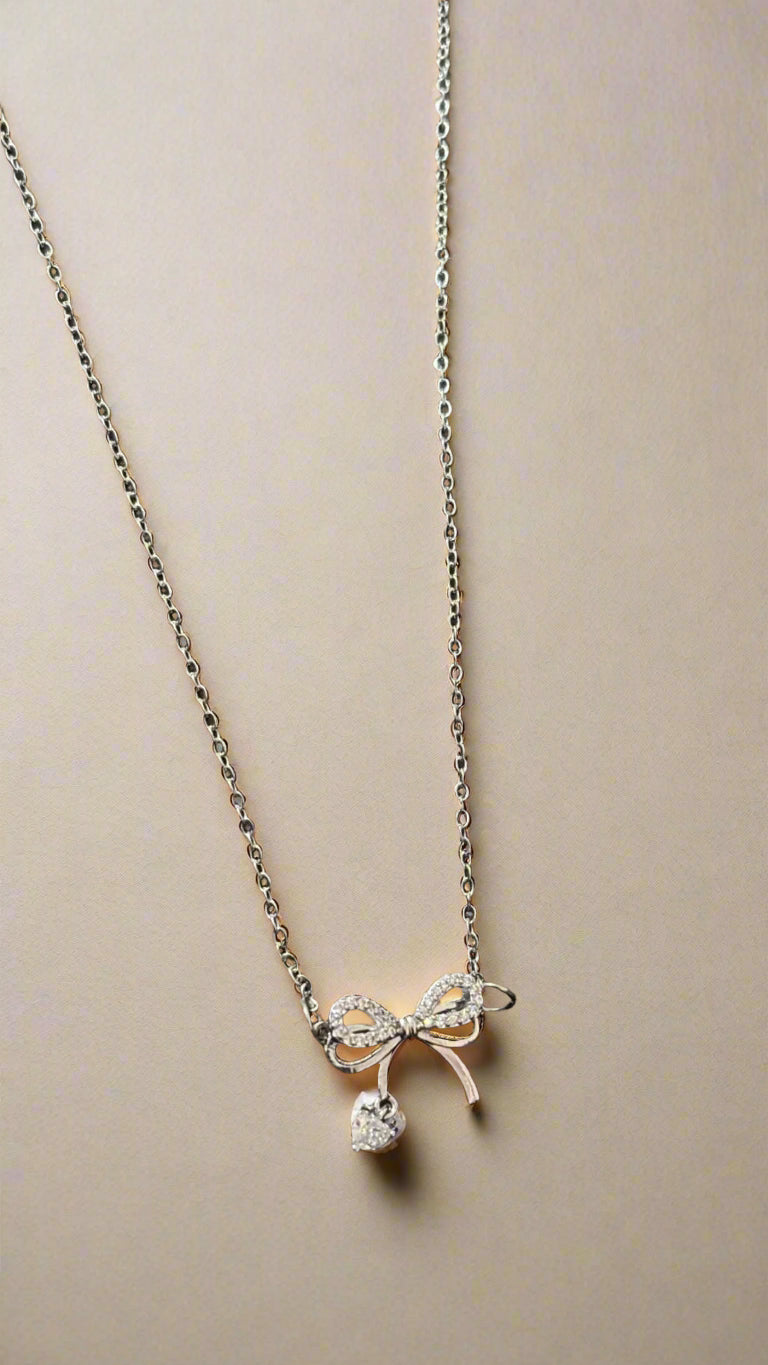 Silver charm pendant