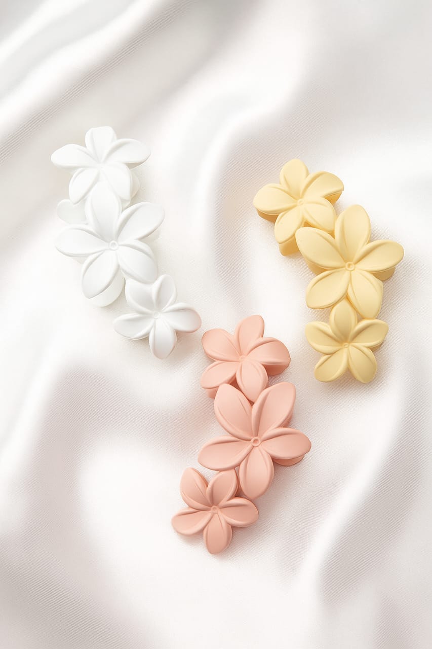 TrioBloom Hair Clutcher Set